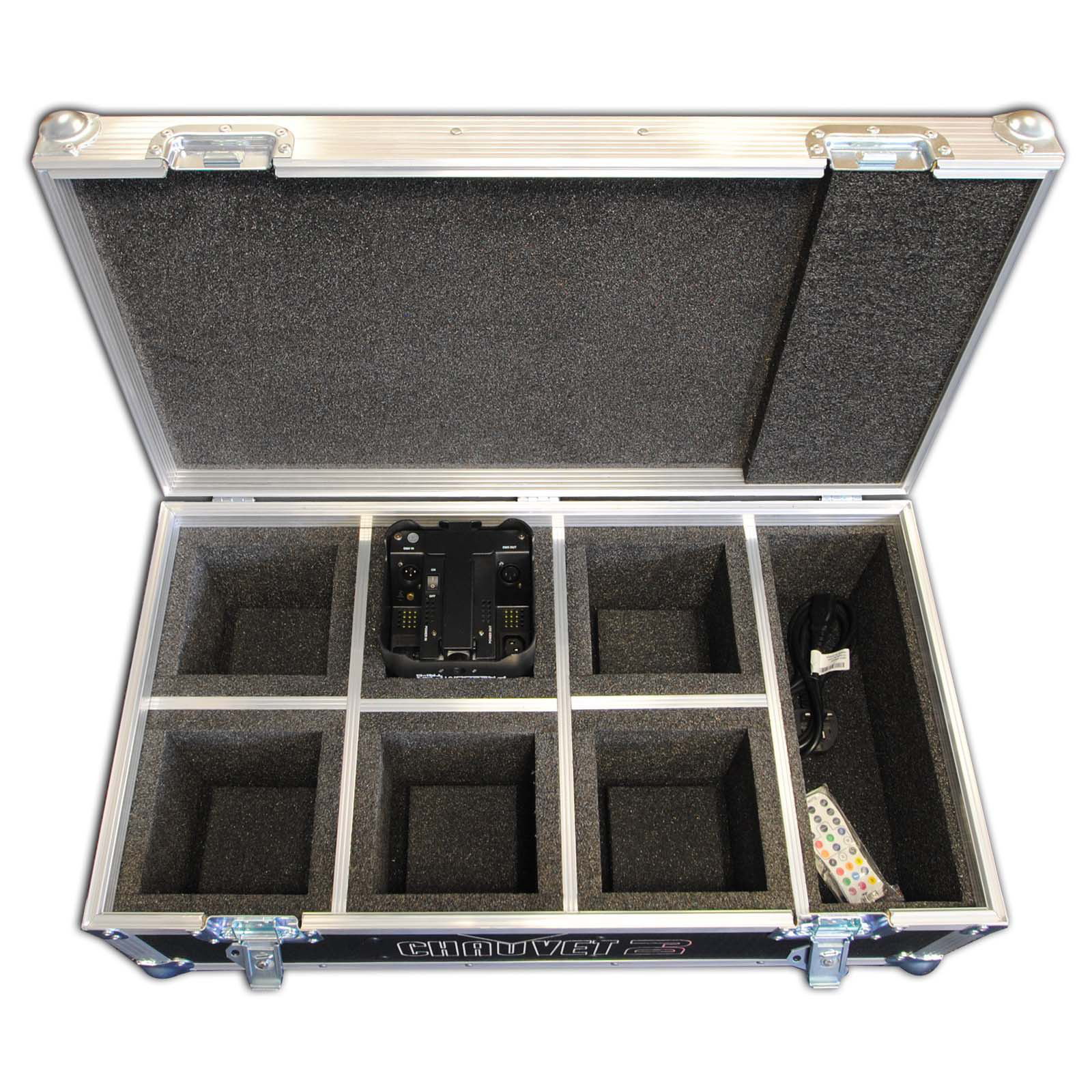 Chauvet 6 Way Freedom Par Quad-4 IP Flight Case